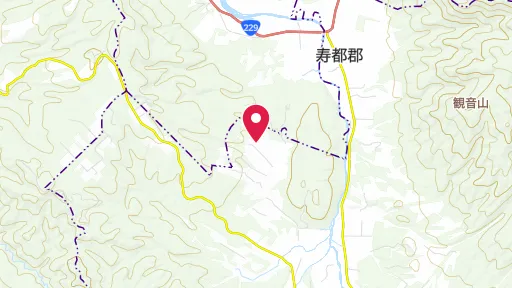 樽岸遺跡の位置