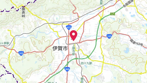 芭蕉翁記念館の位置