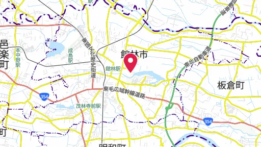 田山花袋記念文学館の位置