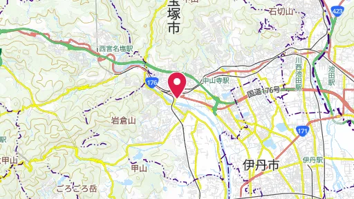 宝塚市立手塚治虫記念館の位置