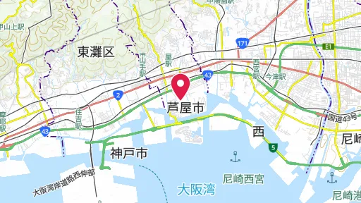 谷崎潤一郎記念館の位置