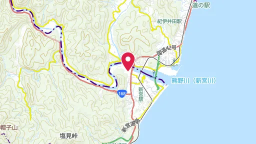 佐藤春夫記念館の位置
