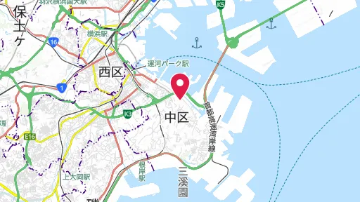 大佛次郎記念館の位置