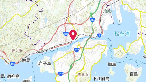 林芙美子資料館の位置