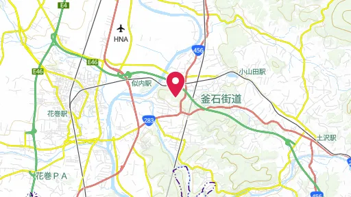 宮沢賢治記念館の位置