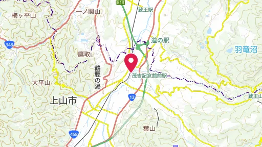 斎藤茂吉記念館の位置