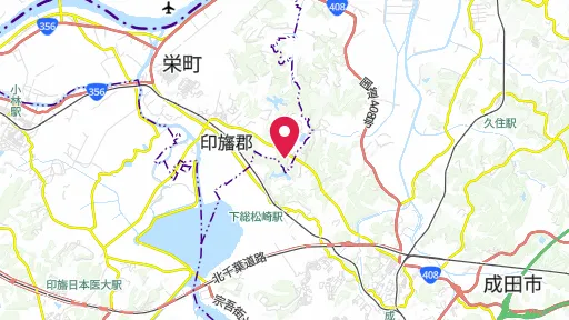 龍角寺岩屋古墳の位置
