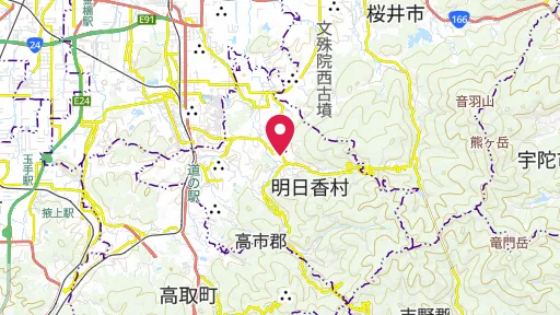 石舞台古墳の位置