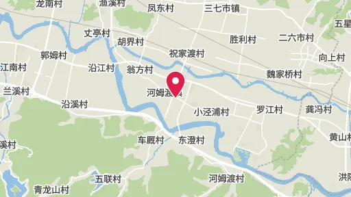 河姆渡遺跡博物館の位置