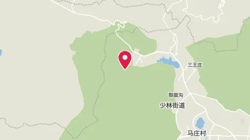 嵩山少林寺の位置