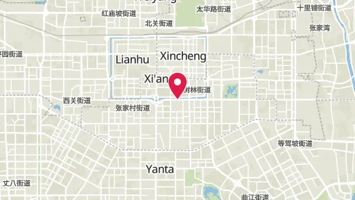 西安碑林博物館の位置