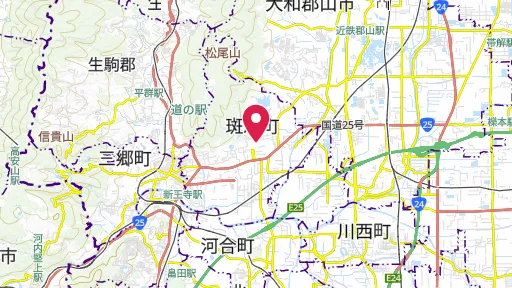 法隆寺の位置