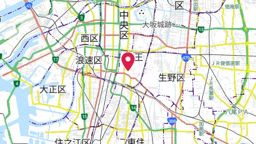 四天王寺の位置