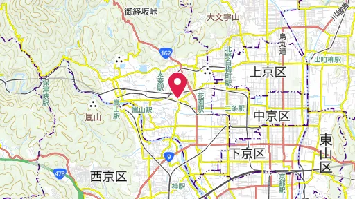 広隆寺の位置