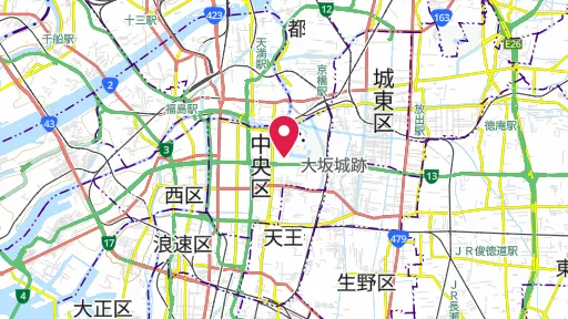 大阪歴史博物館の位置