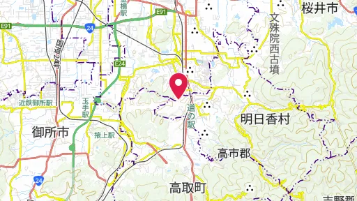 牽牛子塚古墳の位置