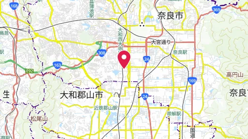 薬師寺の位置