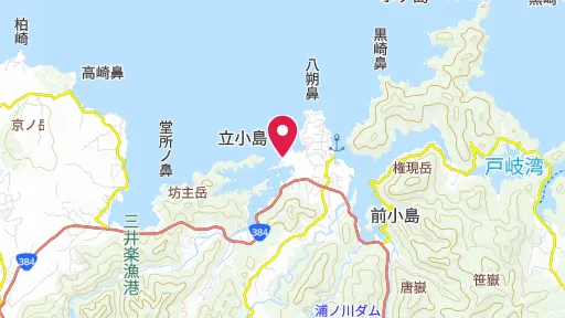 遣唐使船寄泊地の位置