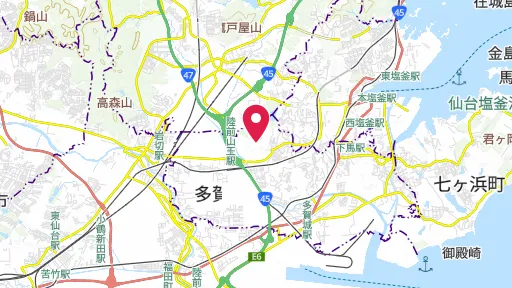 多賀城跡の位置