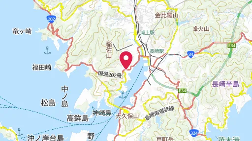 三菱重工業長崎造船所史料館の位置