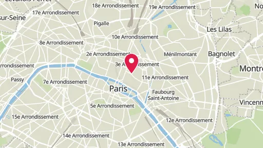 スービーズ館（フランス歴史博物館）の位置