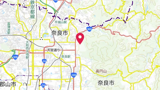 東大寺の位置