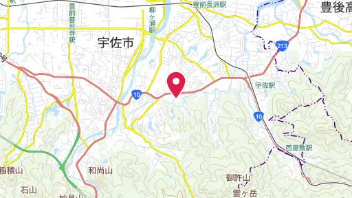 宇佐神宮の位置