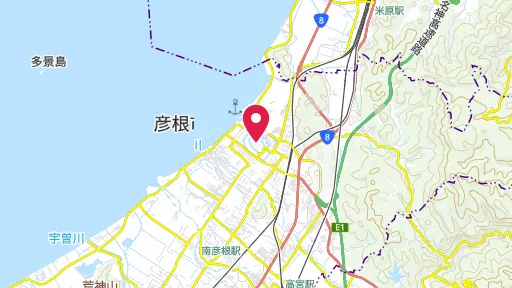 彦根城の位置