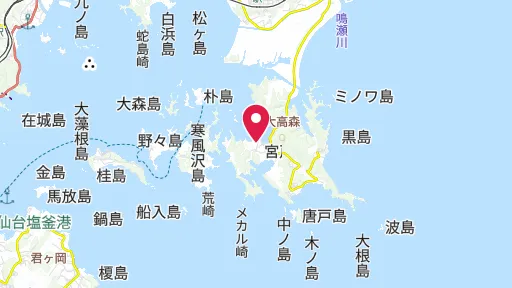 里浜貝塚貝層観察館の位置