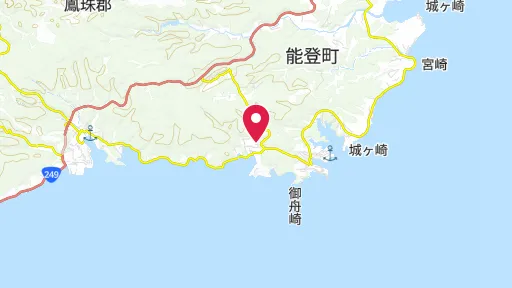 真脇遺跡の位置